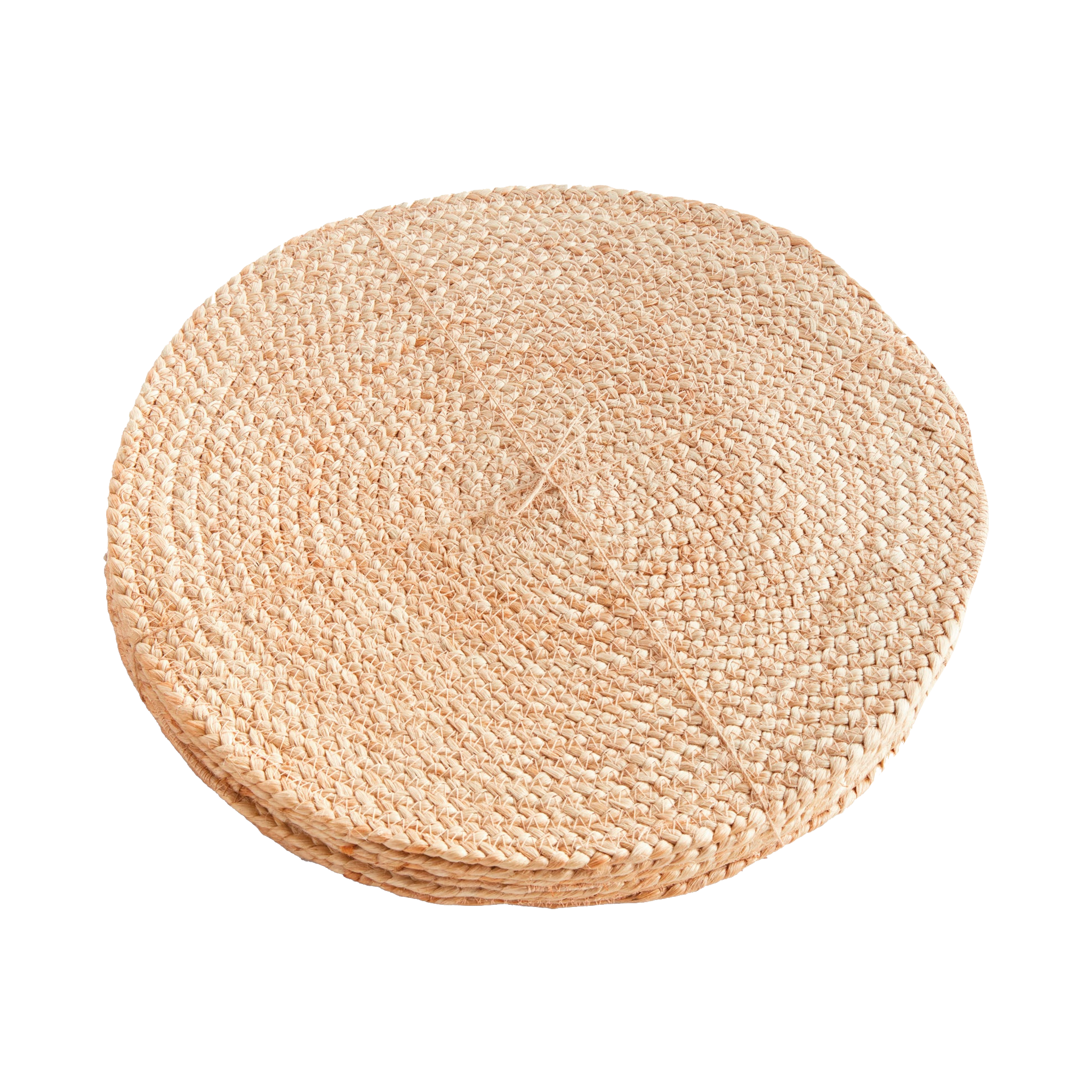 Jute Coil Round Placemats - Set of 8