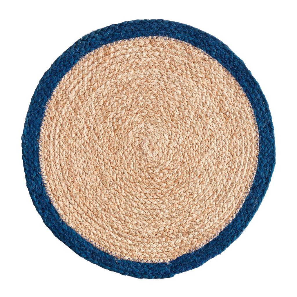 Jute Coil Round Placemats, Set of 8 - The Well Appointed House