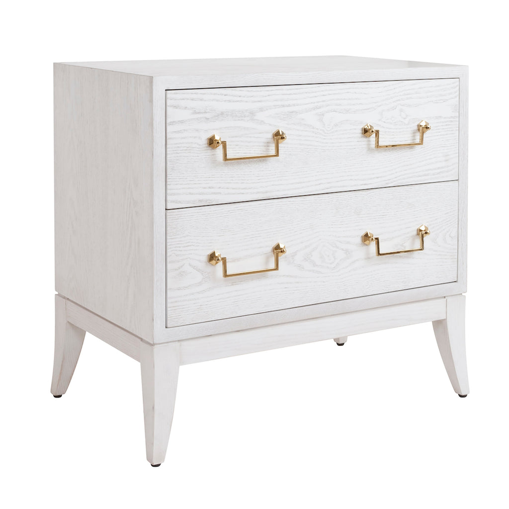 Kenna Side Table in White Washed Oak - Side & Accent Tables - The Well Appointed House