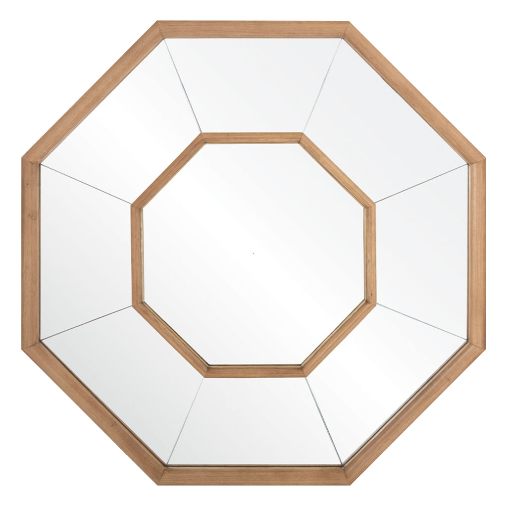 Karl Hand Carved Oak Framed Wall Mirror - The Well Appointed House