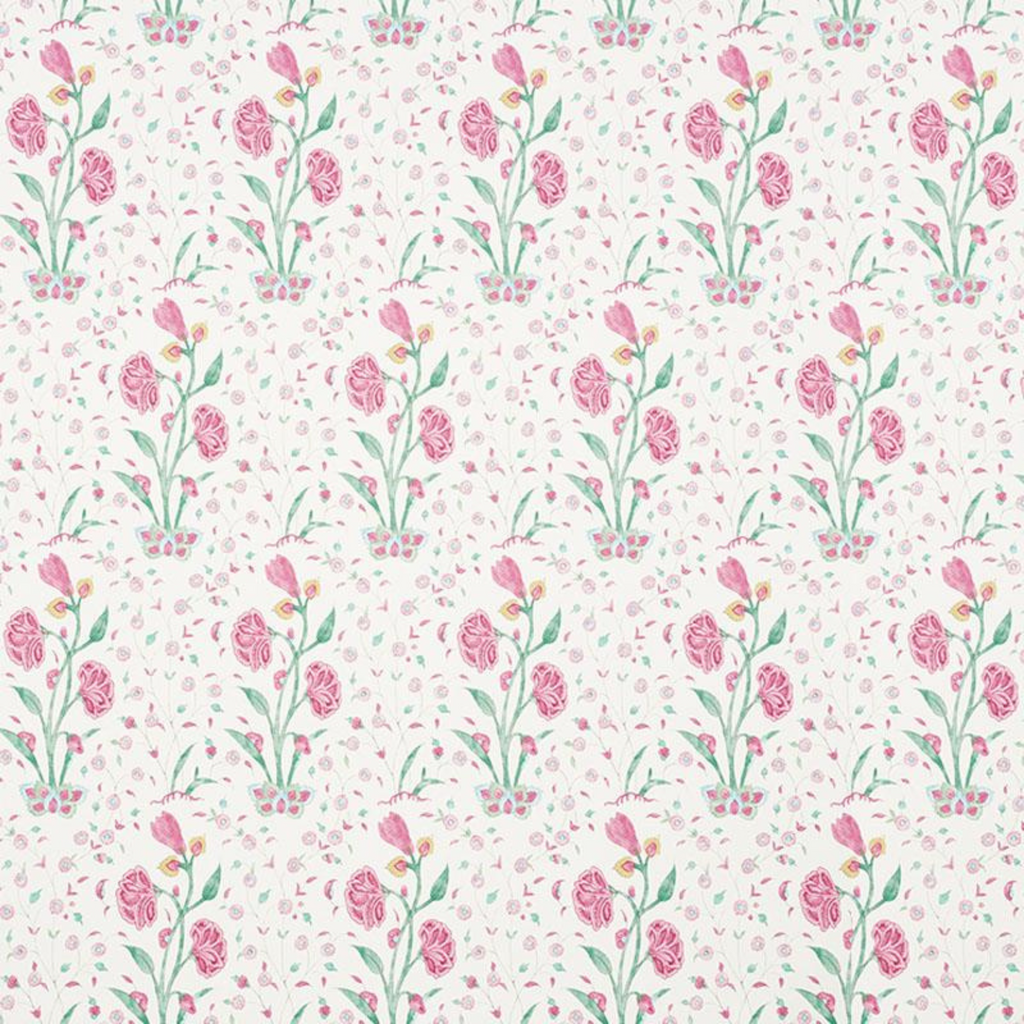 Khilana Floral Wallpaper in Pink – The Well Appointed House