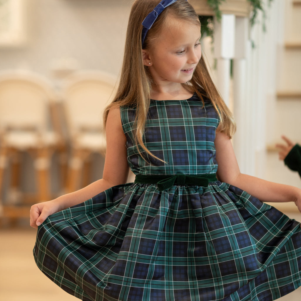 Kingsley Dress in Newbury Tartan - The Well Appointed House