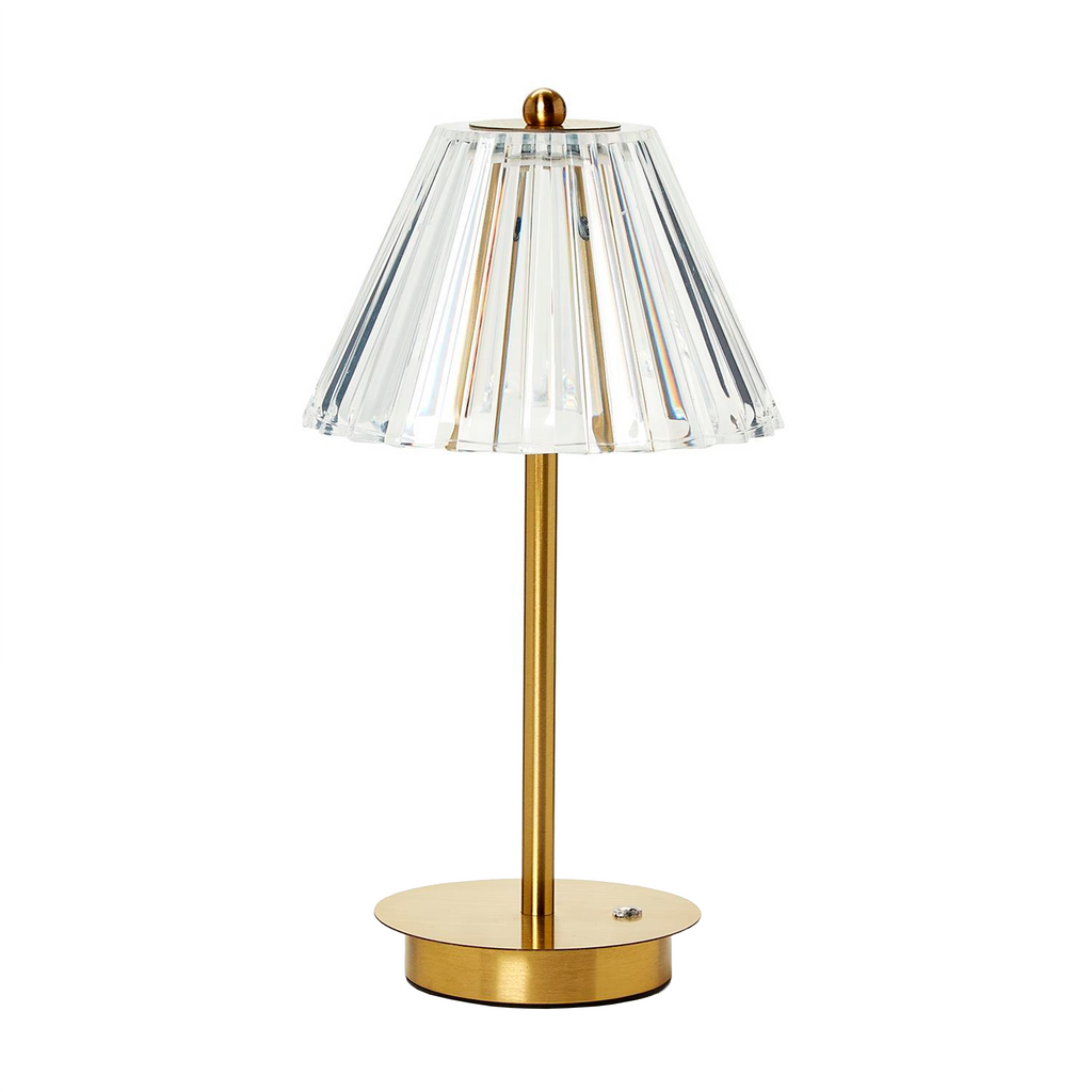 LED Portable Cordless Table Lamp with Acrylic Shade in Gift Box - The Well Appointed House