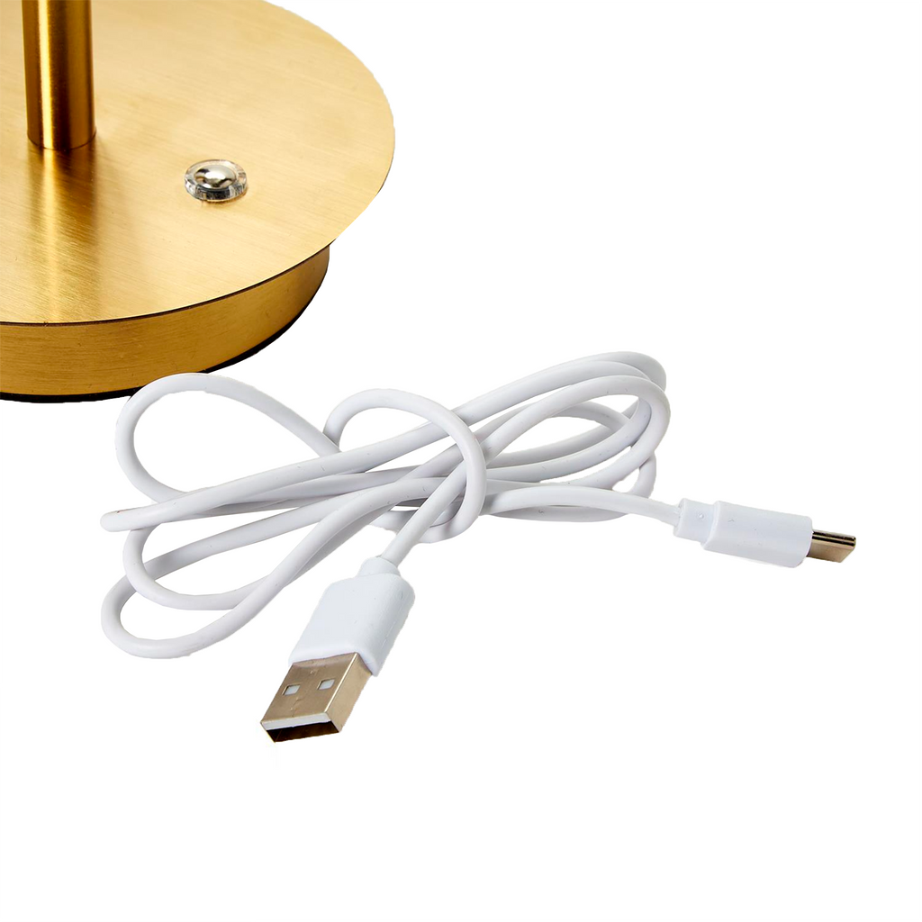 LED Portable Cordless Table Lamp with Acrylic Shade in Gift Box - The Well Appointed House