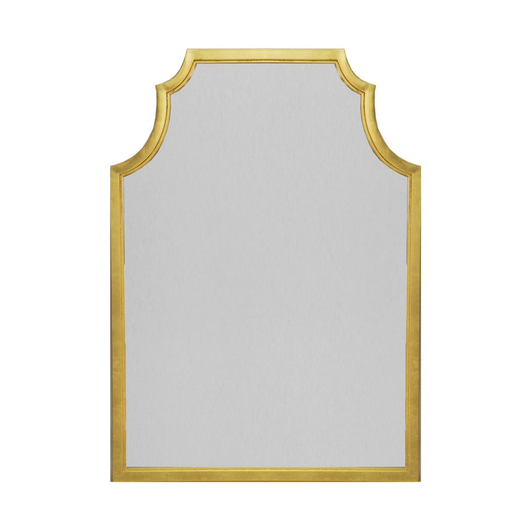 Lenwood Gold Pagoda Style Mirror - Wall Mirrors - The Well Appointed House