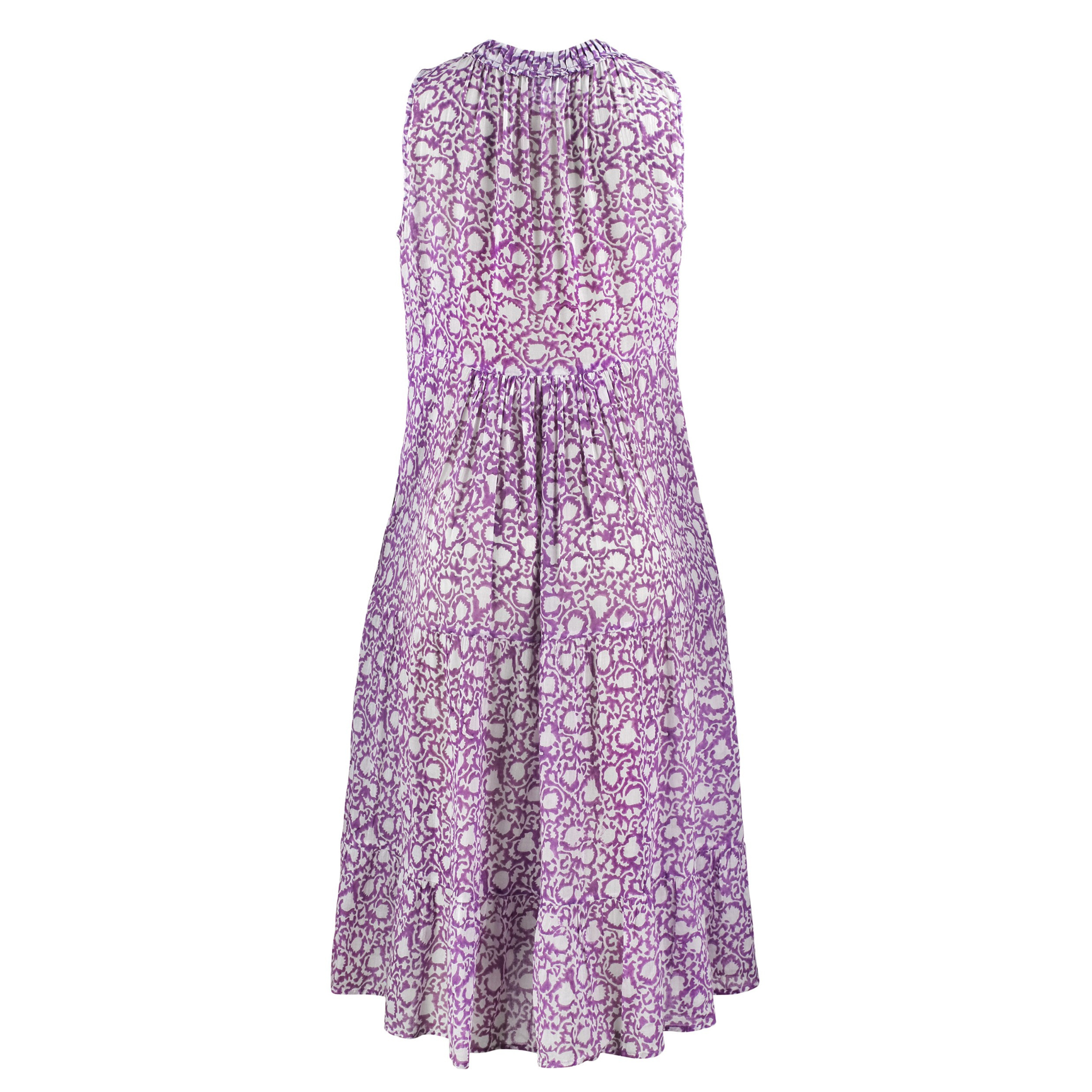 La Guerite Dress, Grapevine Purple Iris Xs