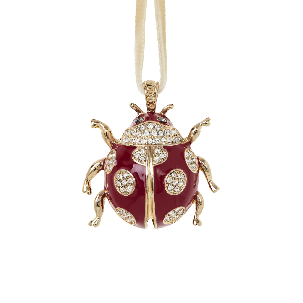 Ladybug Hanging Ornament, Red - The Well Appointed House
