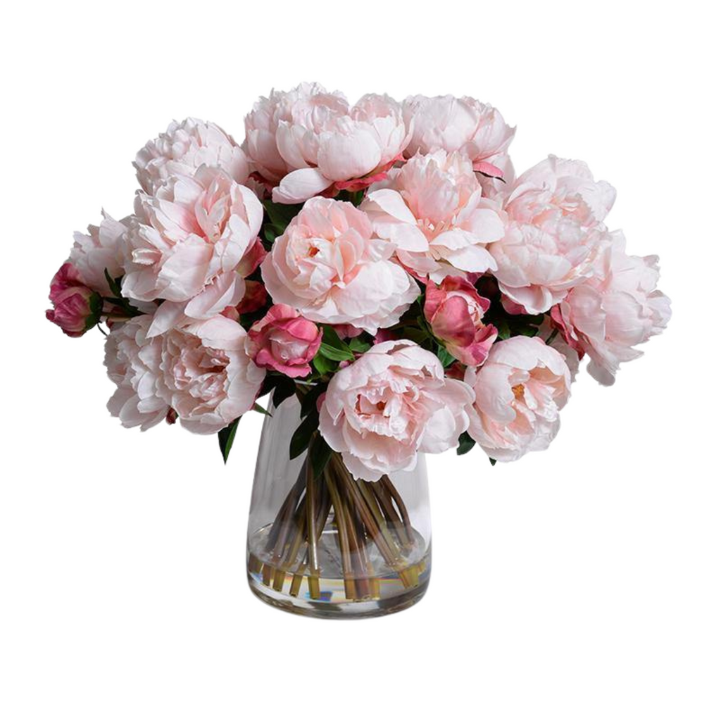 Large Pink Silk Peony Arrangement - The Well Appointed House