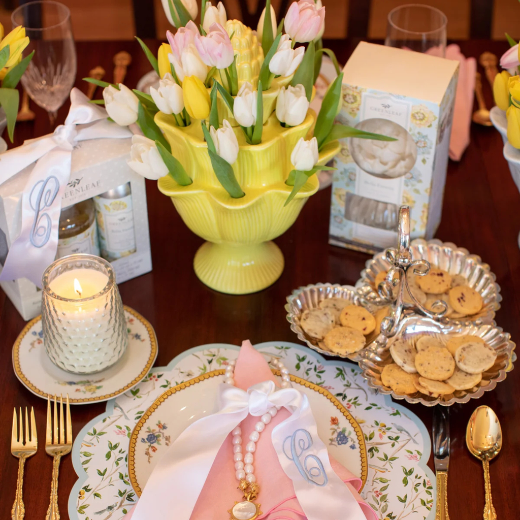 Large Yellow Artichoke Tulipiere - The Well Appointed House 