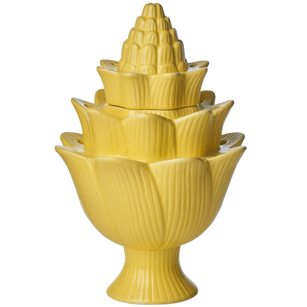 Large Yellow Artichoke Tulipiere - The Well Appointed House 