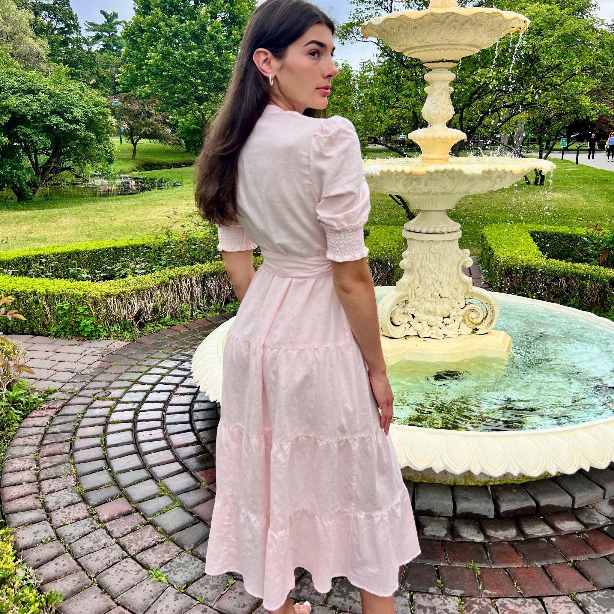 ballet slipper pink dress Lilly Maxi Dress