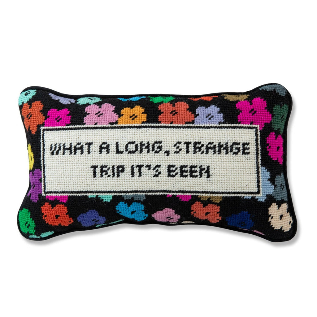 Long Strange Trip Needlepoint Pillow - The Well Appointed House