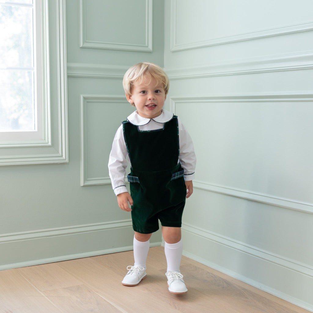 Long Sleeve Henry Peter Pan in Newbury Tartan - The Well Appointed House