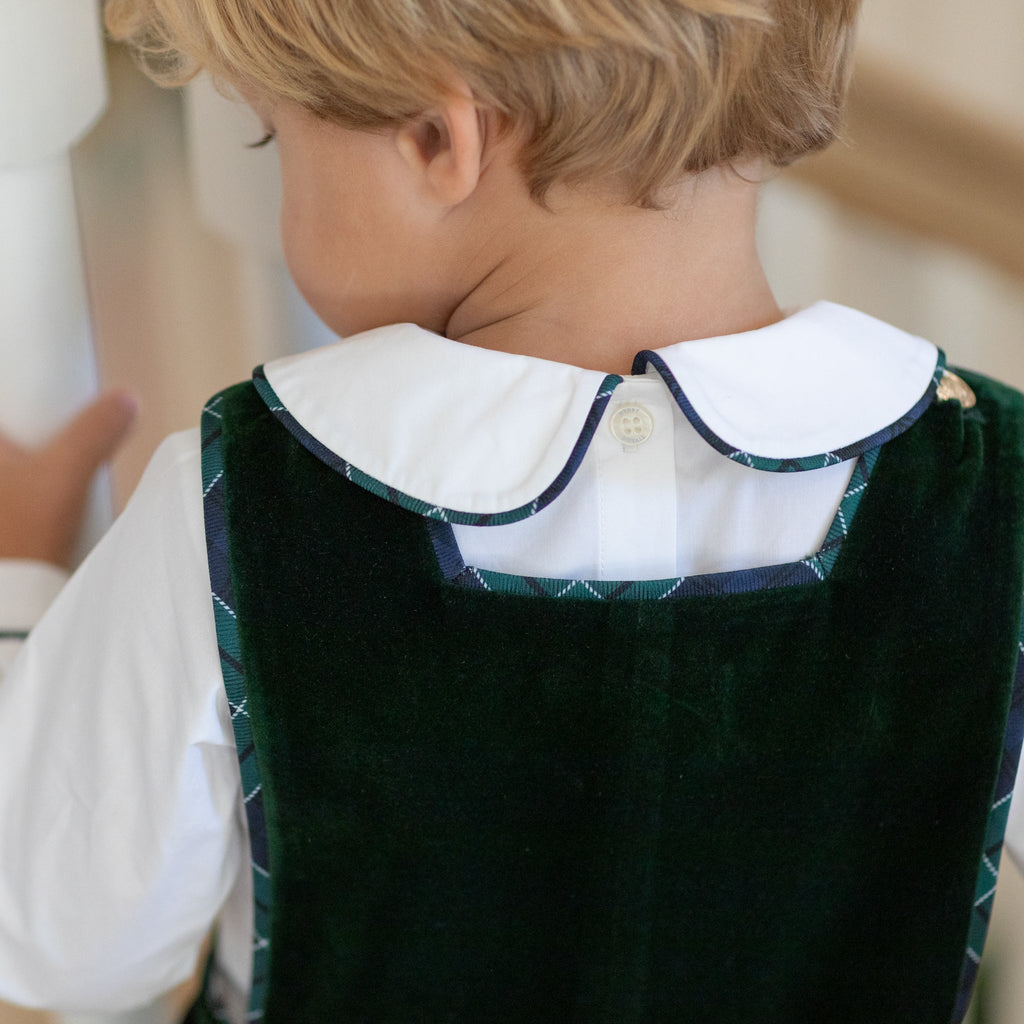 Long Sleeve Henry Peter Pan in Newbury Tartan - The Well Appointed House