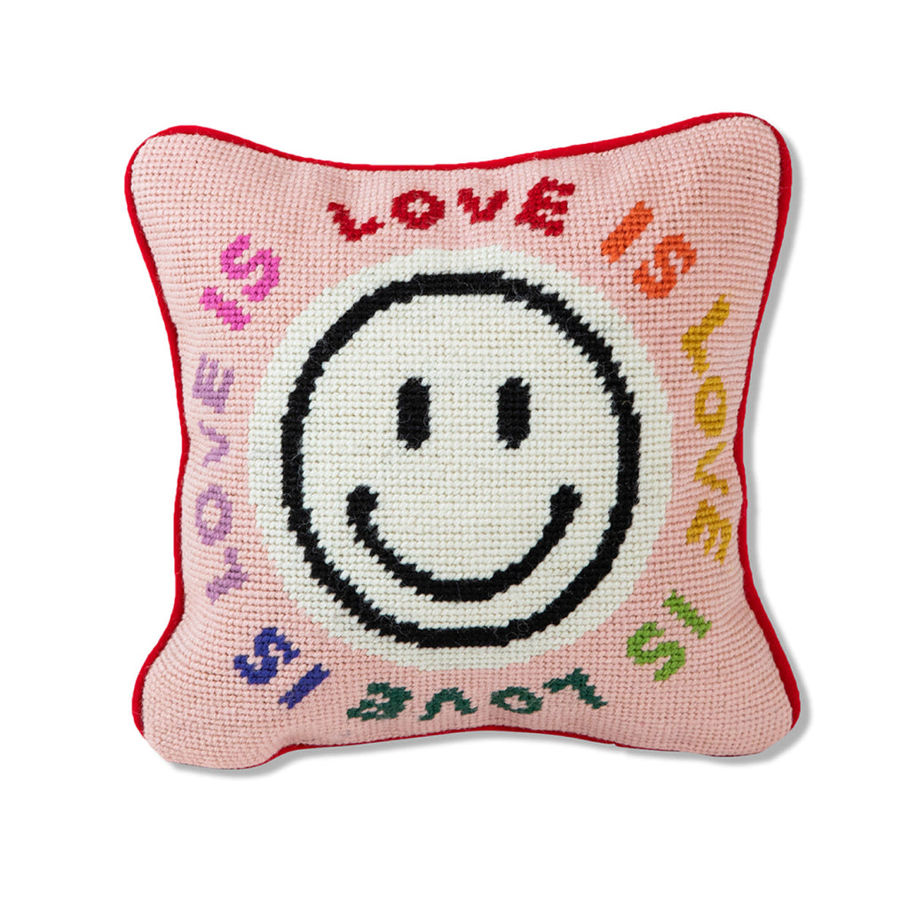 Love is Love Needlepoint Pillow - The Well Appointed House