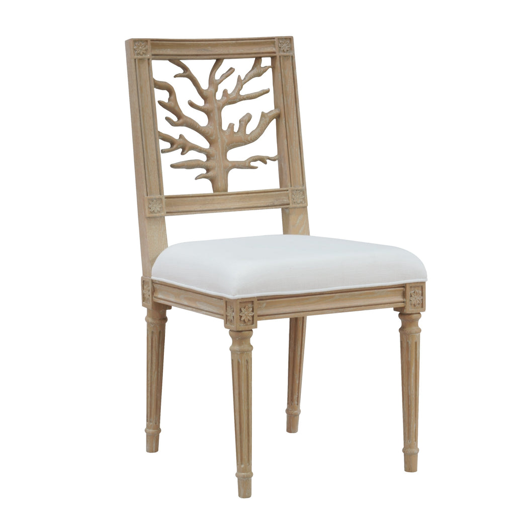 McKay Dining Chair in Cerused Oak - Dining Chairs - The Well Appointed House