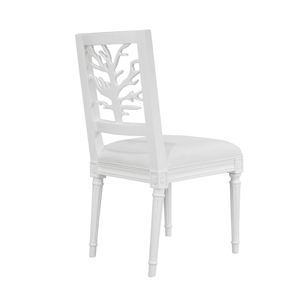 McKay Dining Chair in White Matte Lacquer - Dining Chairs - The Well Appointed House
