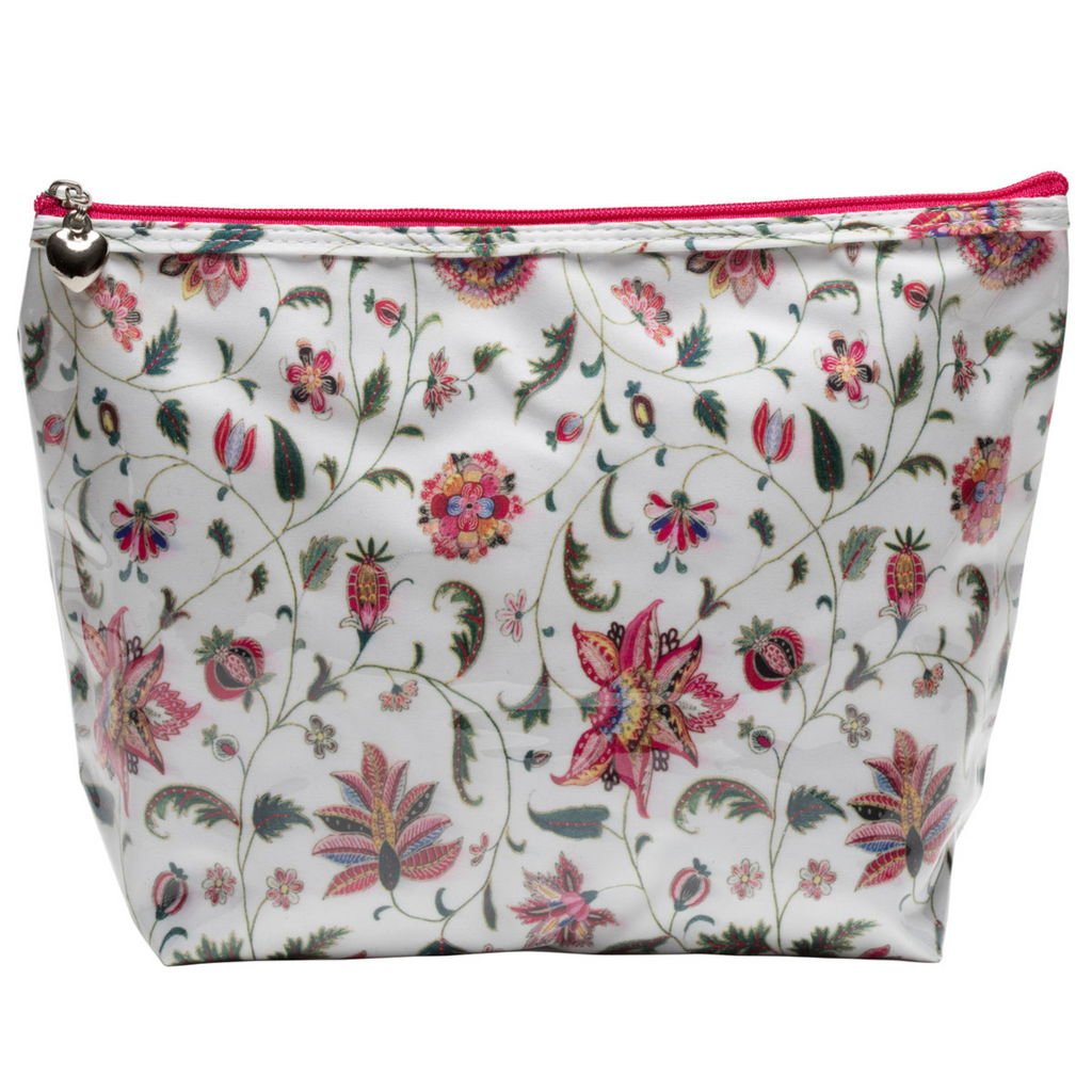 Medium Cosmetic Bag in Passion Floral Print - The Well Appointed House