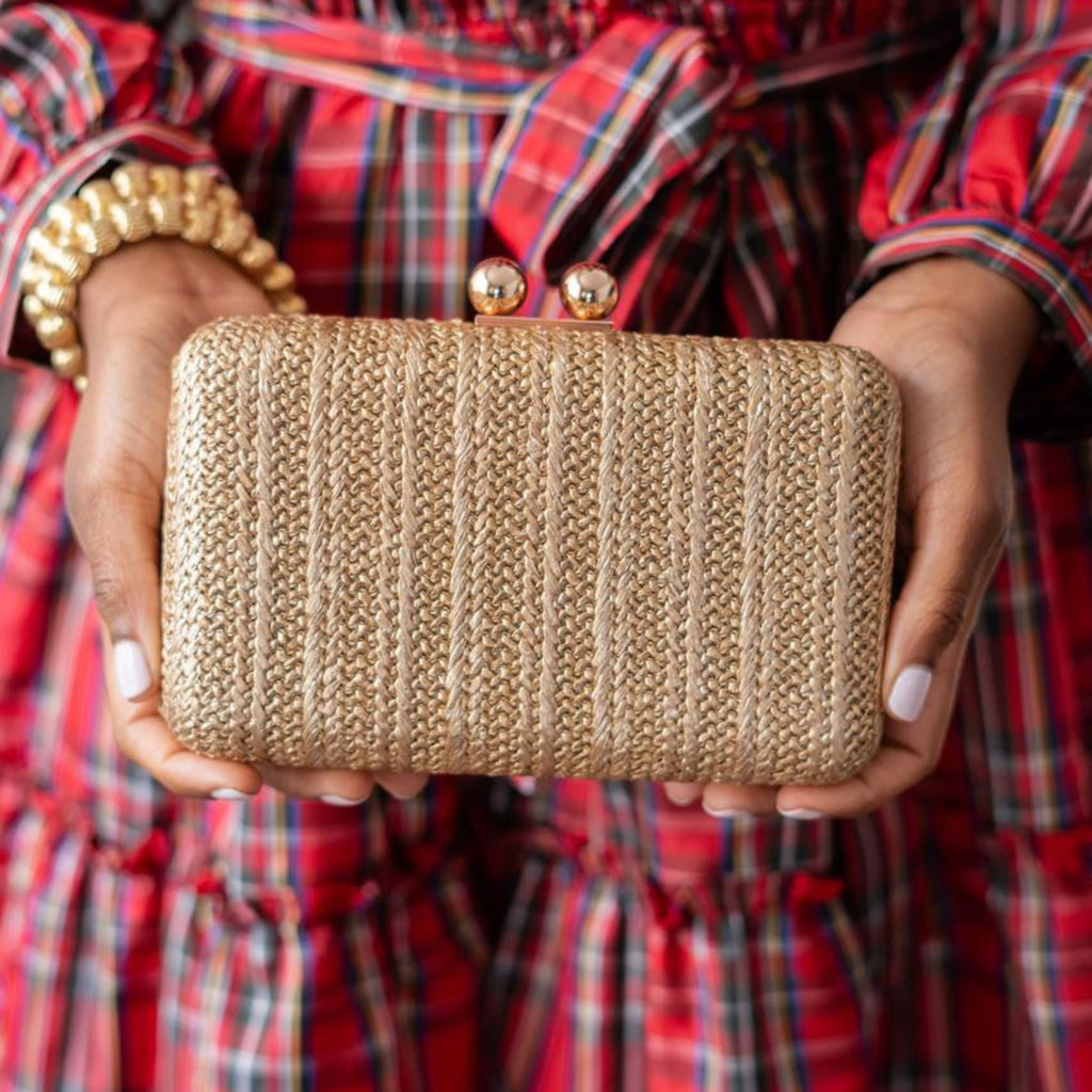 Mimi Clutch - Gold - The Well Appointed House