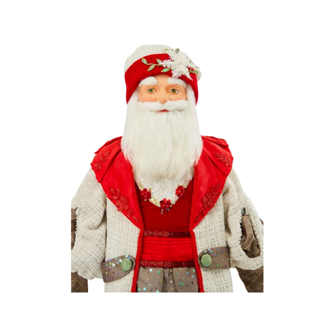 Mistletoe Magic Santa Doll- The Well Appointed House