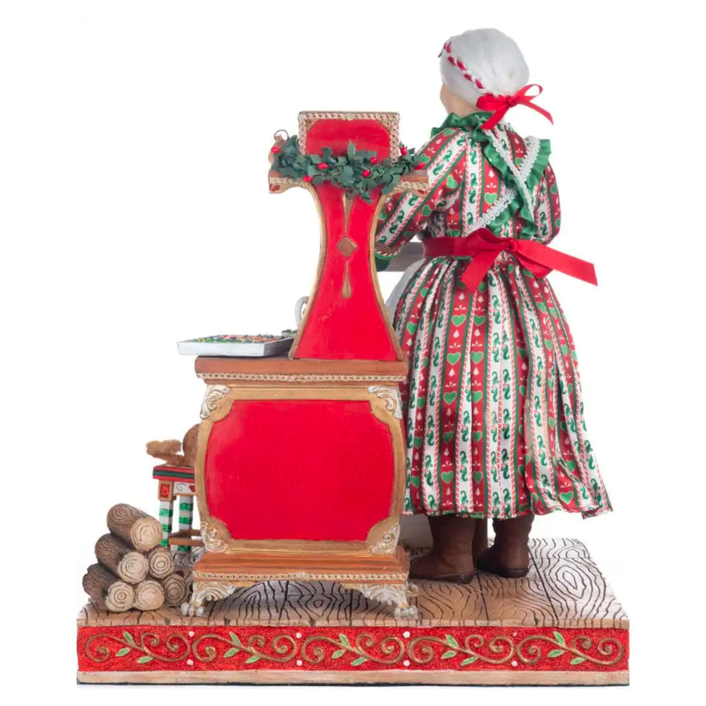 Mrs Claus Baking for Christmas Figurine-The Well Appointed House