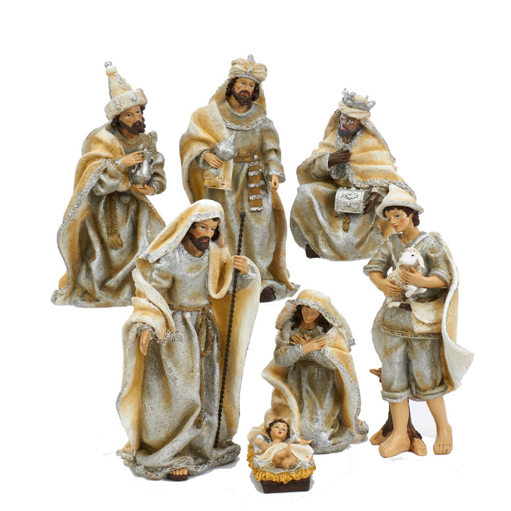 7 Piece Nativity Figurine Set - The Well Appointed House