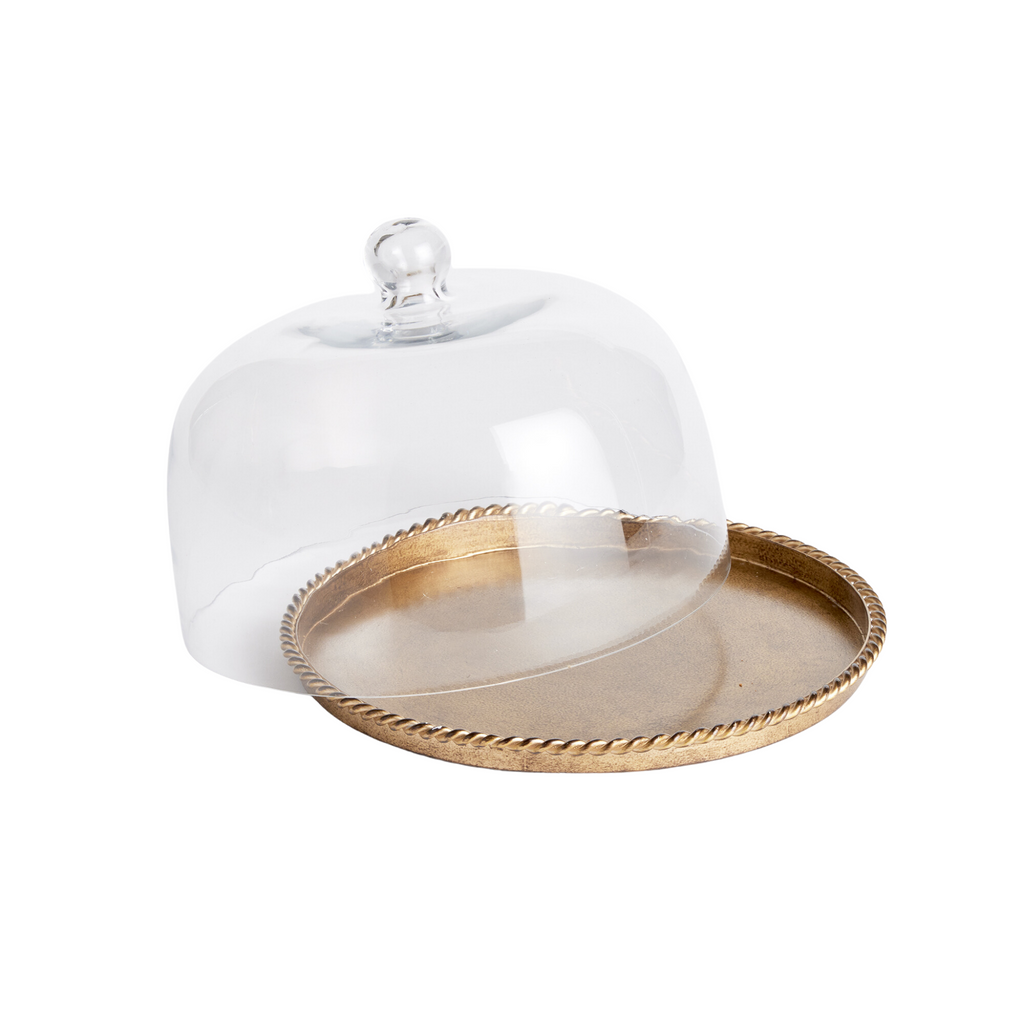 Large Braiden Tray With Cloche - The Well Appointed House
