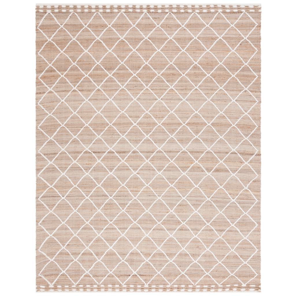 Natural Fiber Beige Hand Woven Area Rug - The Well Appointed House