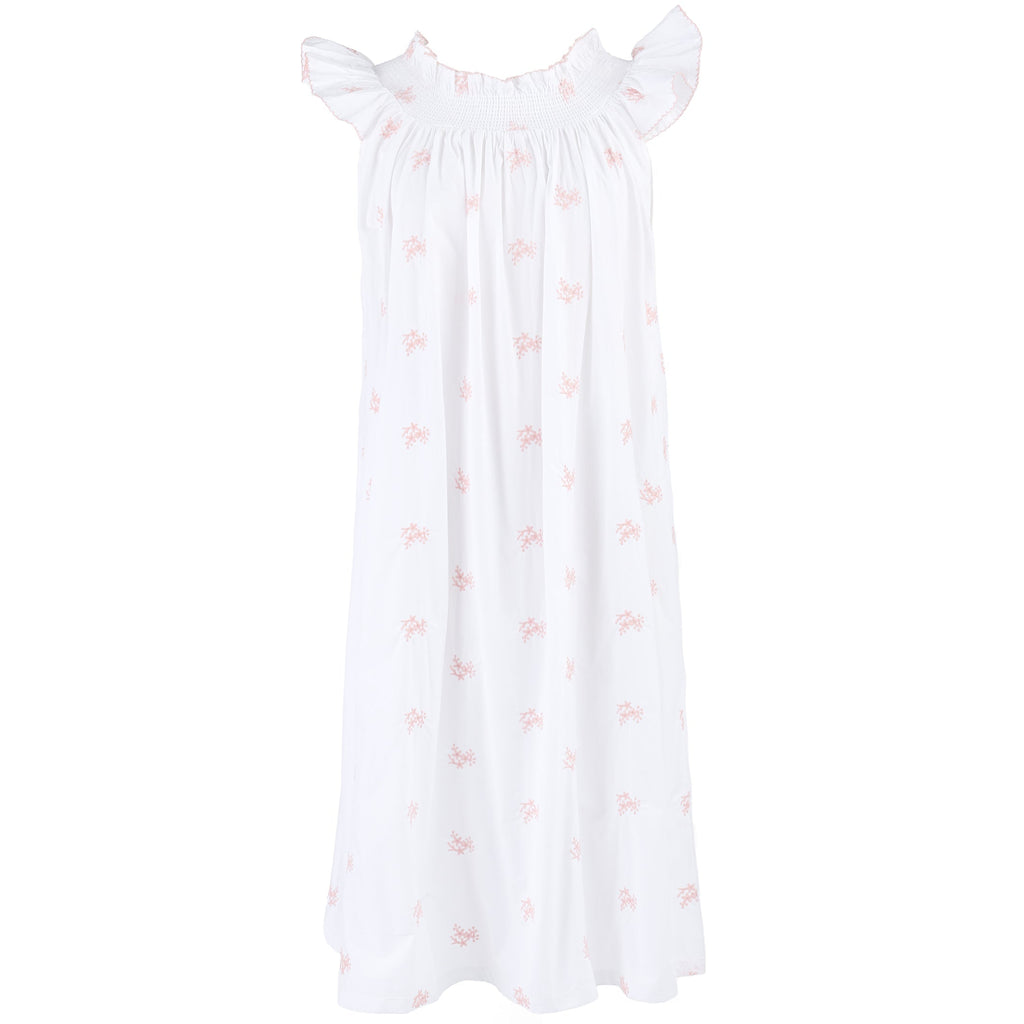 Nancy Cotton Embroidered Nightgown - The Well Appointed House 