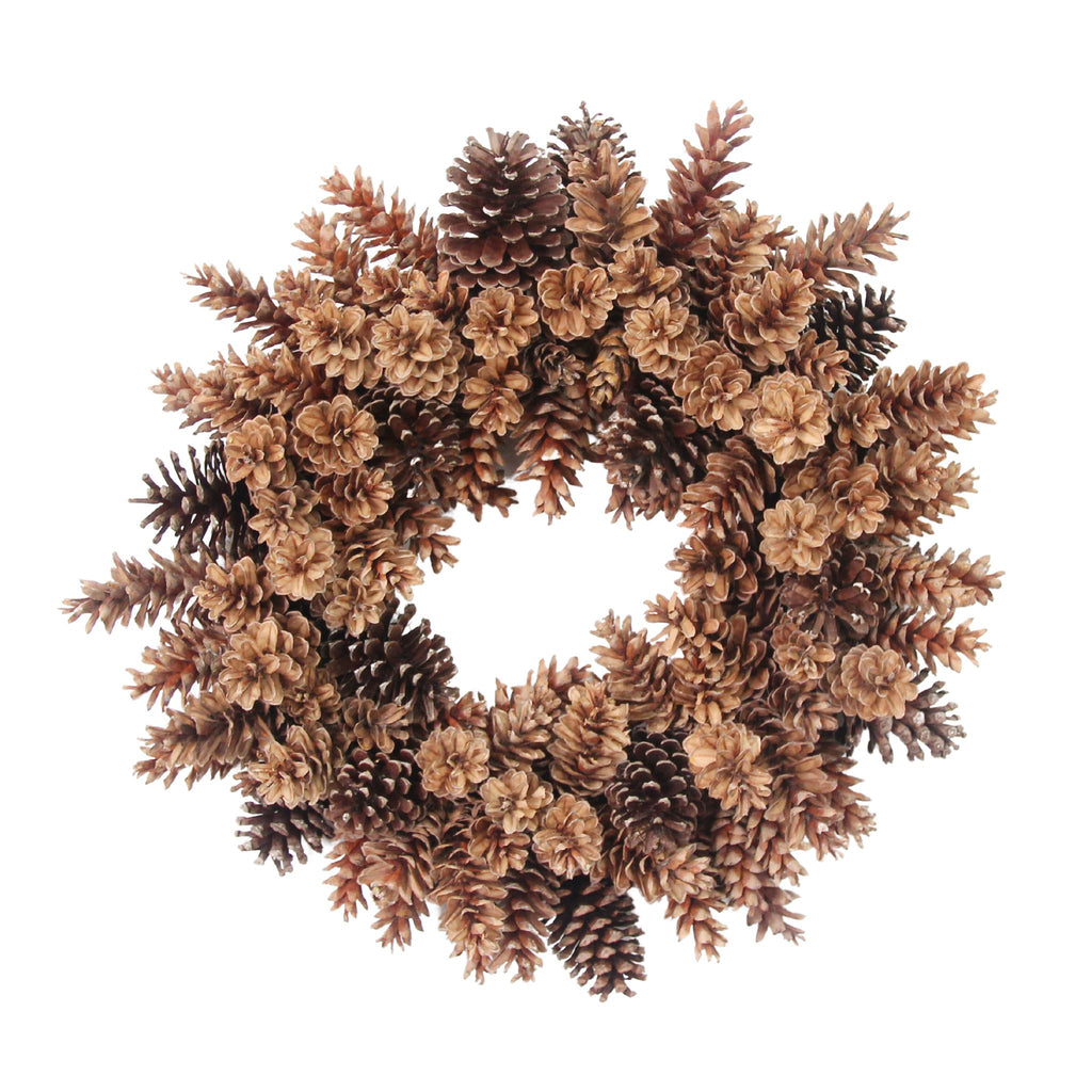 Natural Pinecone Wreath- The Well Appointed House