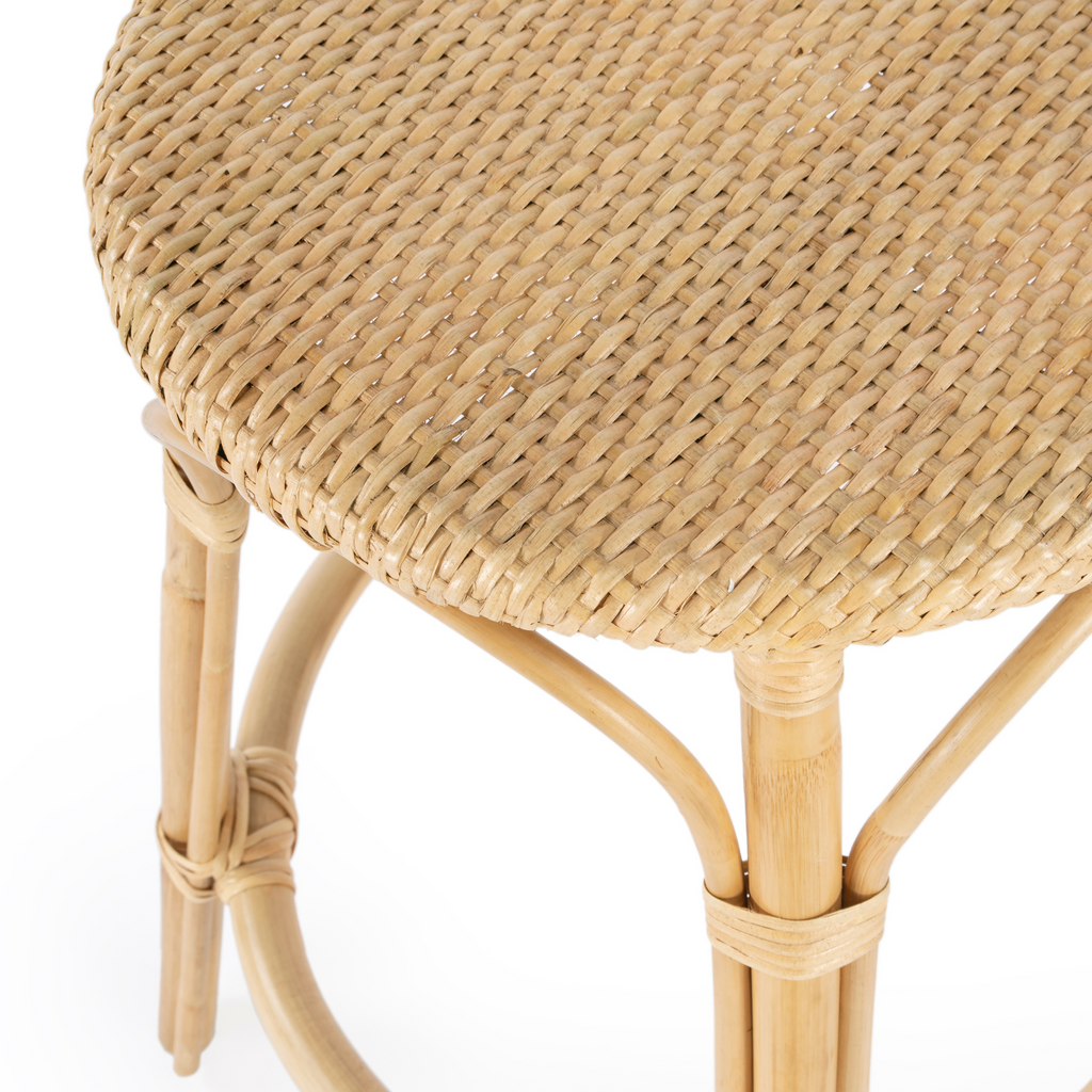 Natural Rattan Frame Counter Stool - The Well Appointed House