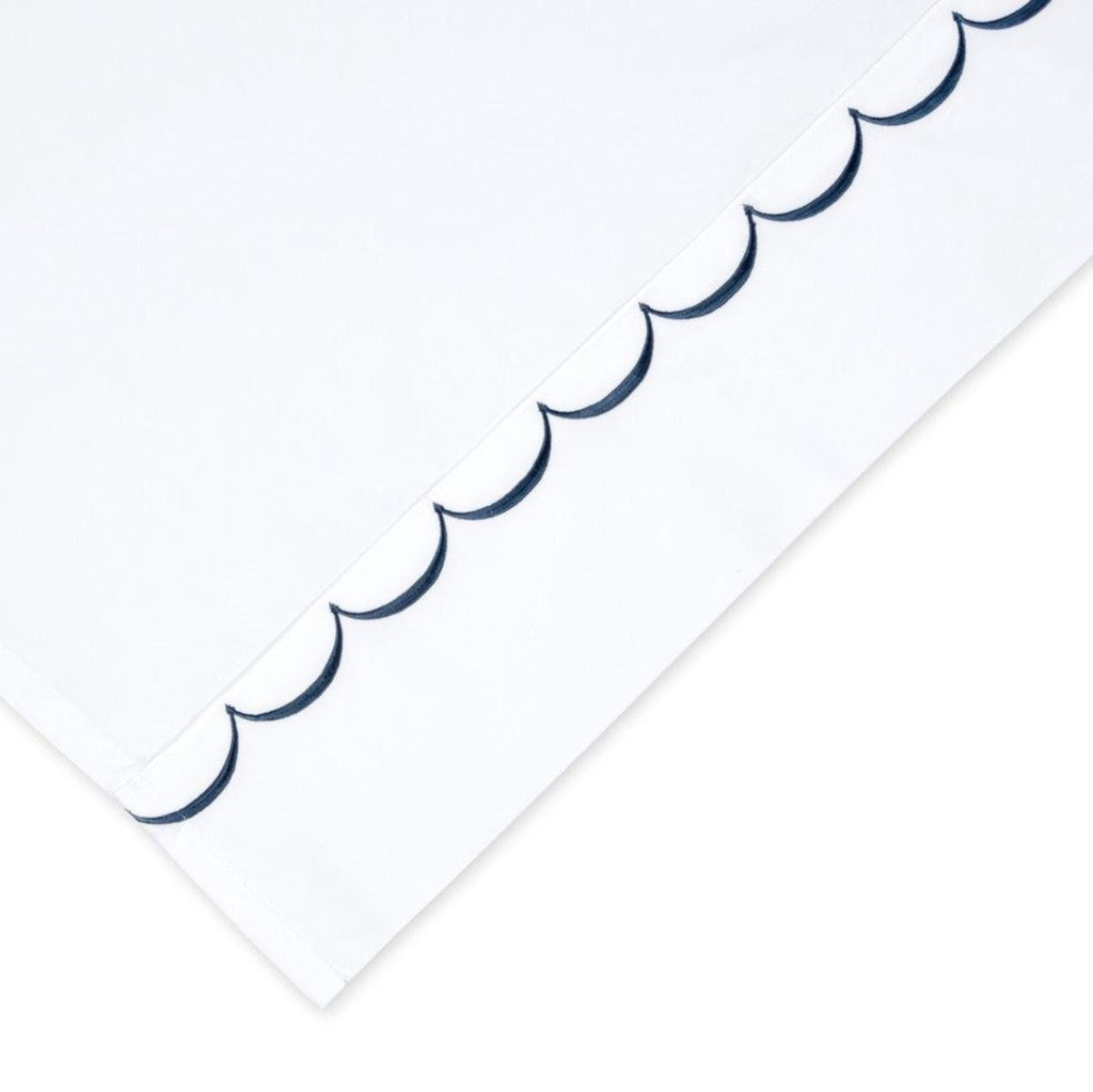 Scallop Embroidered Sheet Set - The Well Appointed House 