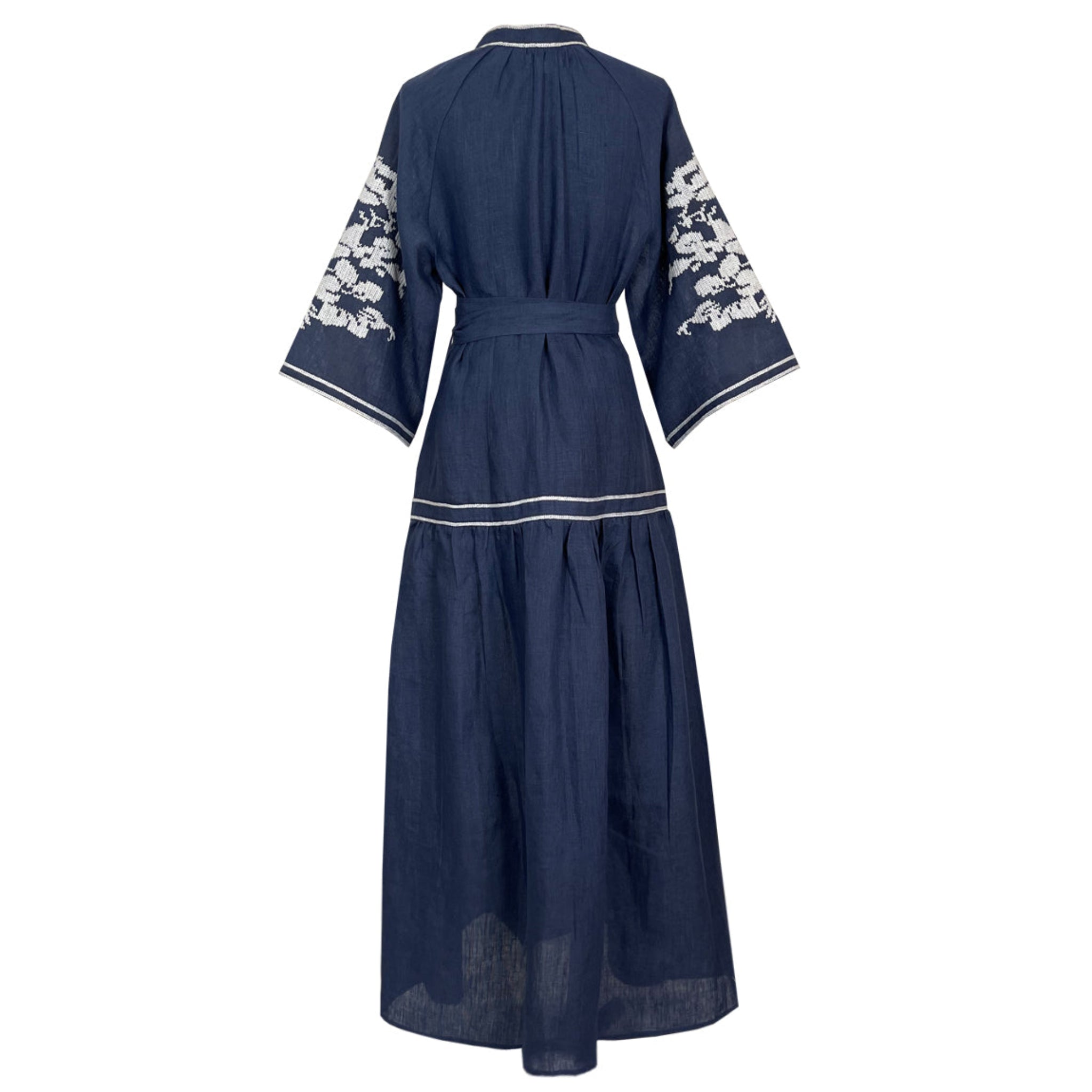 Navy Swan Dress L
