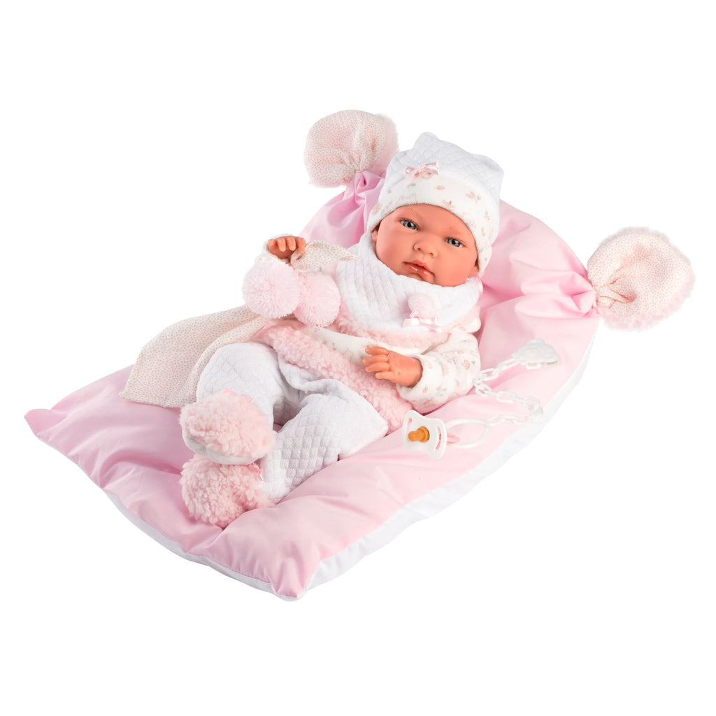 Newborn Doll Adeline with Cushion-The Well Appointed House