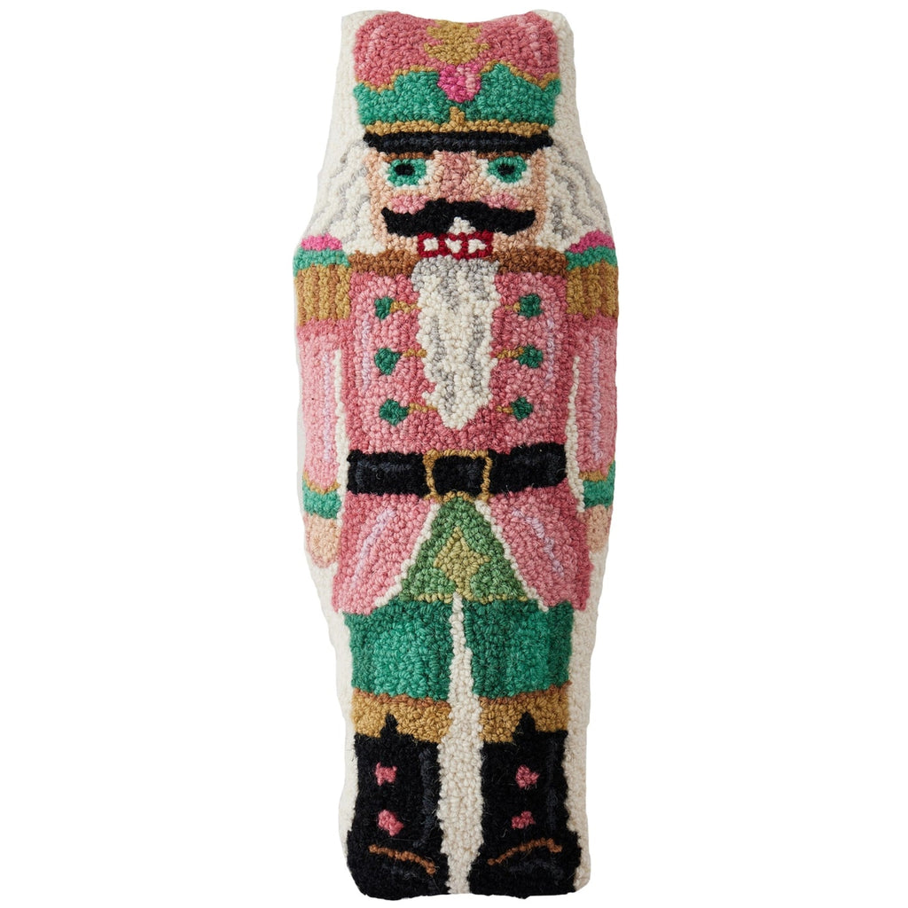 Nutcracker Shaped Pink Hook Pillow - The Well Appointed House 