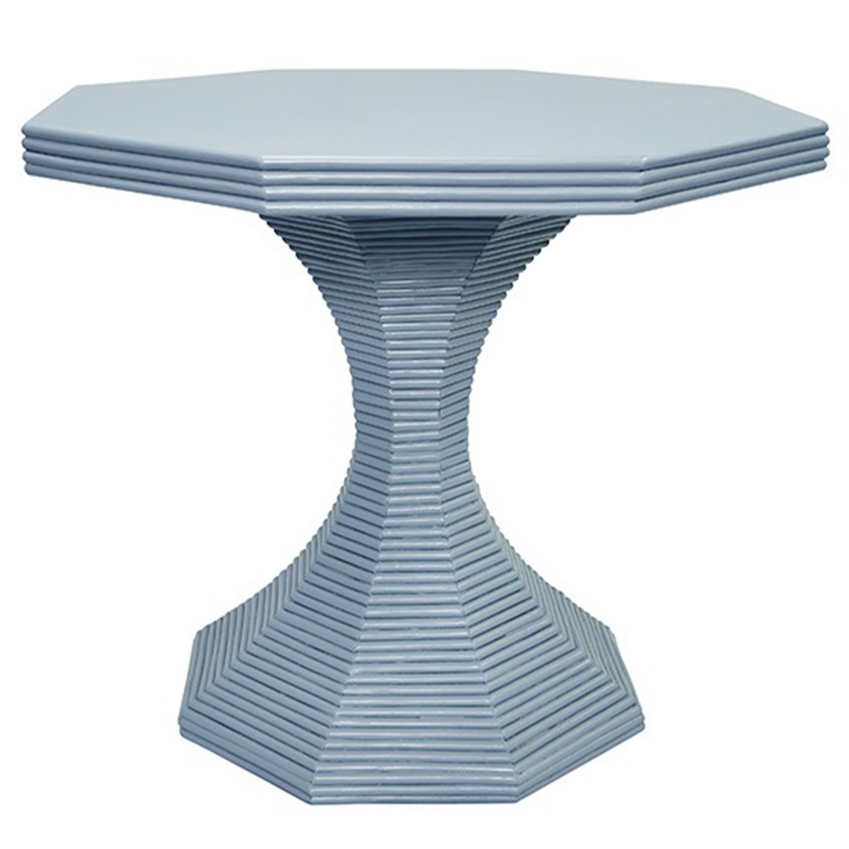 Octagonal Rattan Reeded Feature Table - Available in Two Sizes – The ...