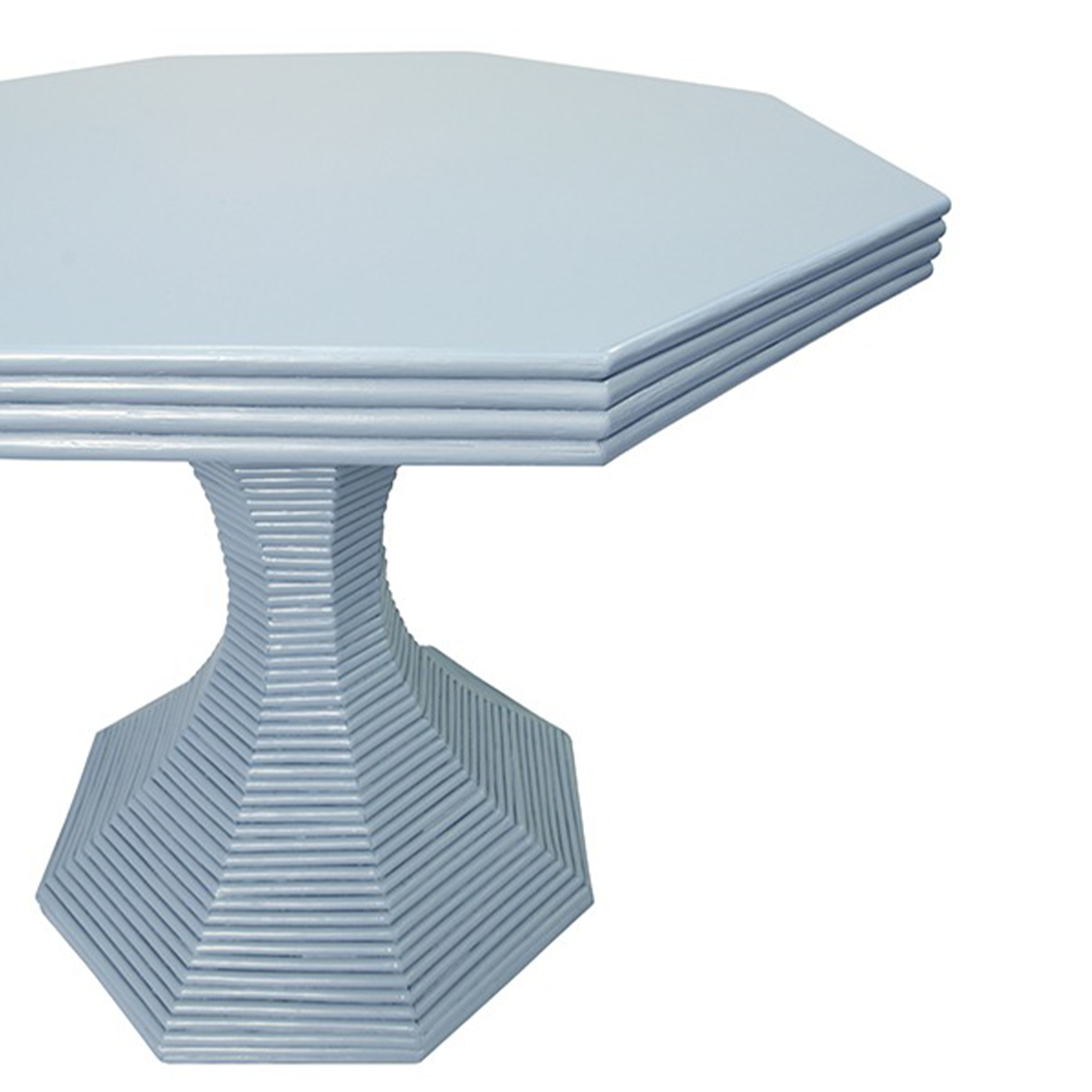 Octagonal Rattan Reeded Feature Table - Available in Two Sizes – The ...