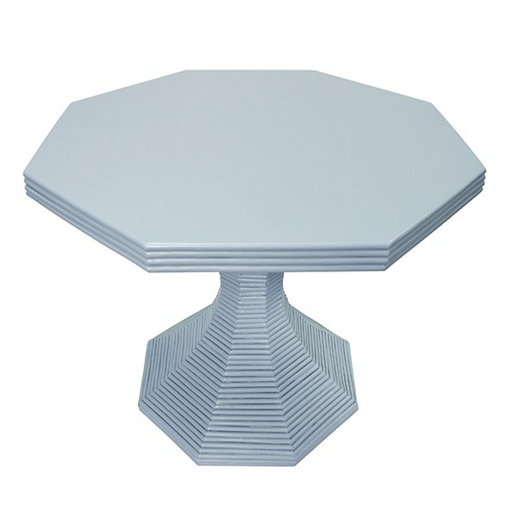 Octagonal Rattan Table Octagonal Rattan Reeded Feature Table - Available in Two Sizes – The ...