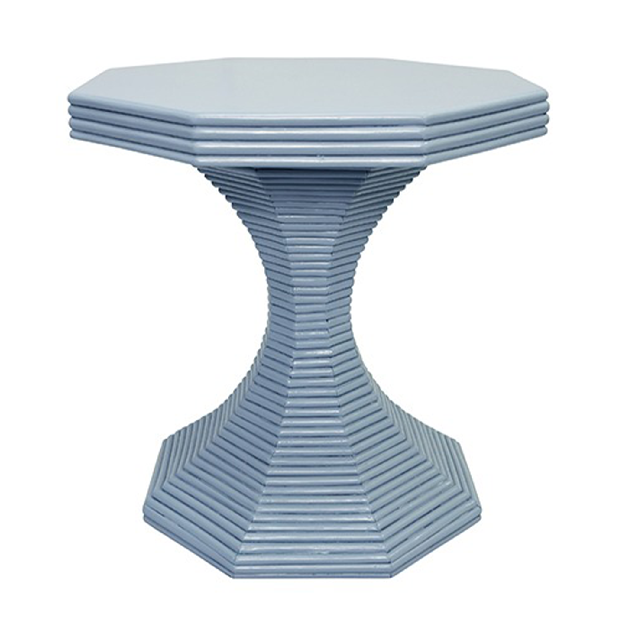 Octagonal Rattan Reeded Feature Table - Available in Two Sizes – The ...