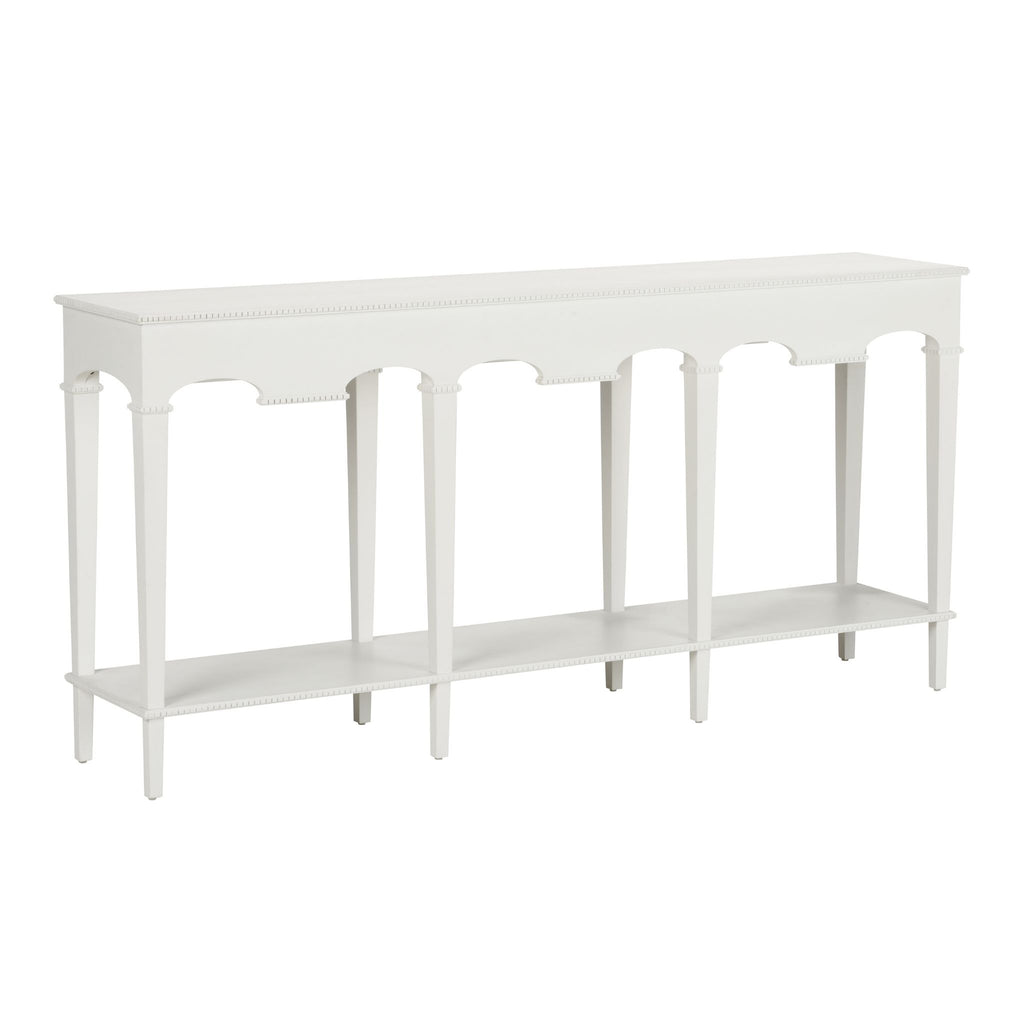 Oslo Console Table in White - The Well Appointed House