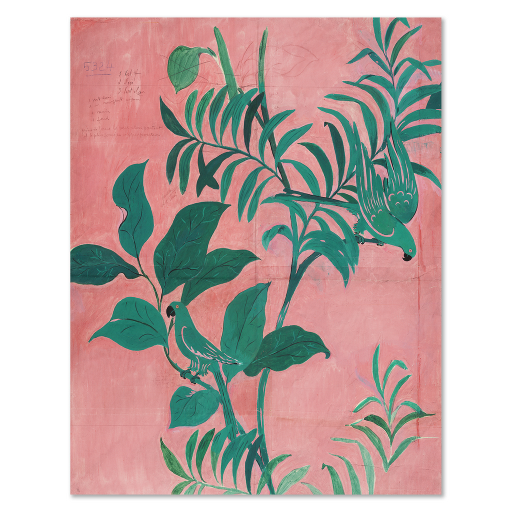 Paule Marrot, Pink Birds (Print Only)- The Well Appointed House