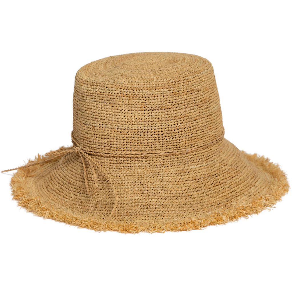 Packable Raffia Bucket Hat – The Well Appointed House