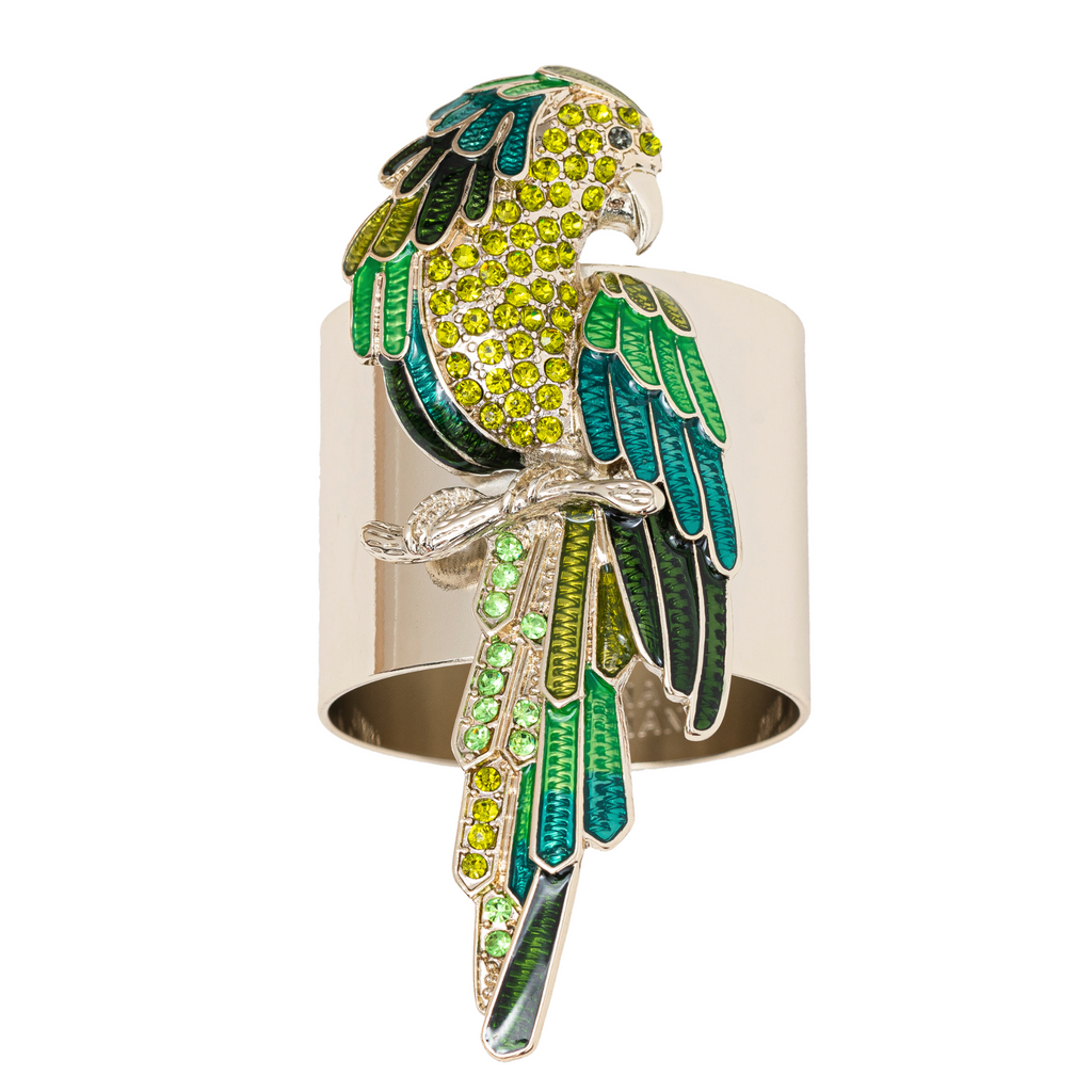 Parrot Napkin Ring, Set of Two - The Well Appointed House