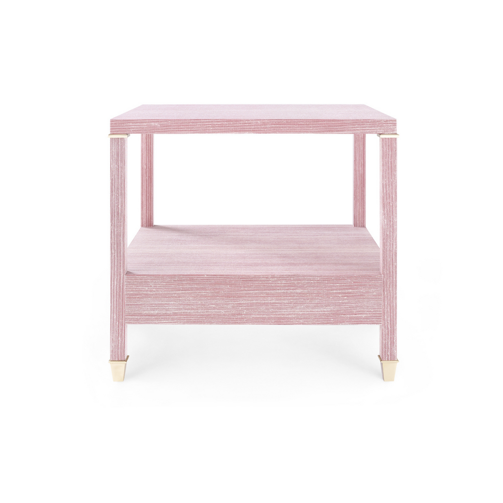 Pascal One Drawer Side Table in Raspberry Shimmer - Side & Accent Tables - The Well Appointed House