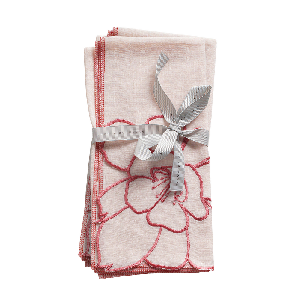 Peony Dinner Napkins, Set of Two - The Well Appointed House