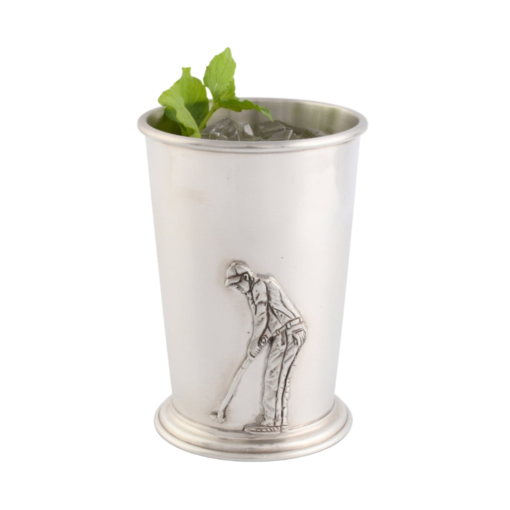 Pewter Golfer Mint Julip Cup - The Well Appointed House