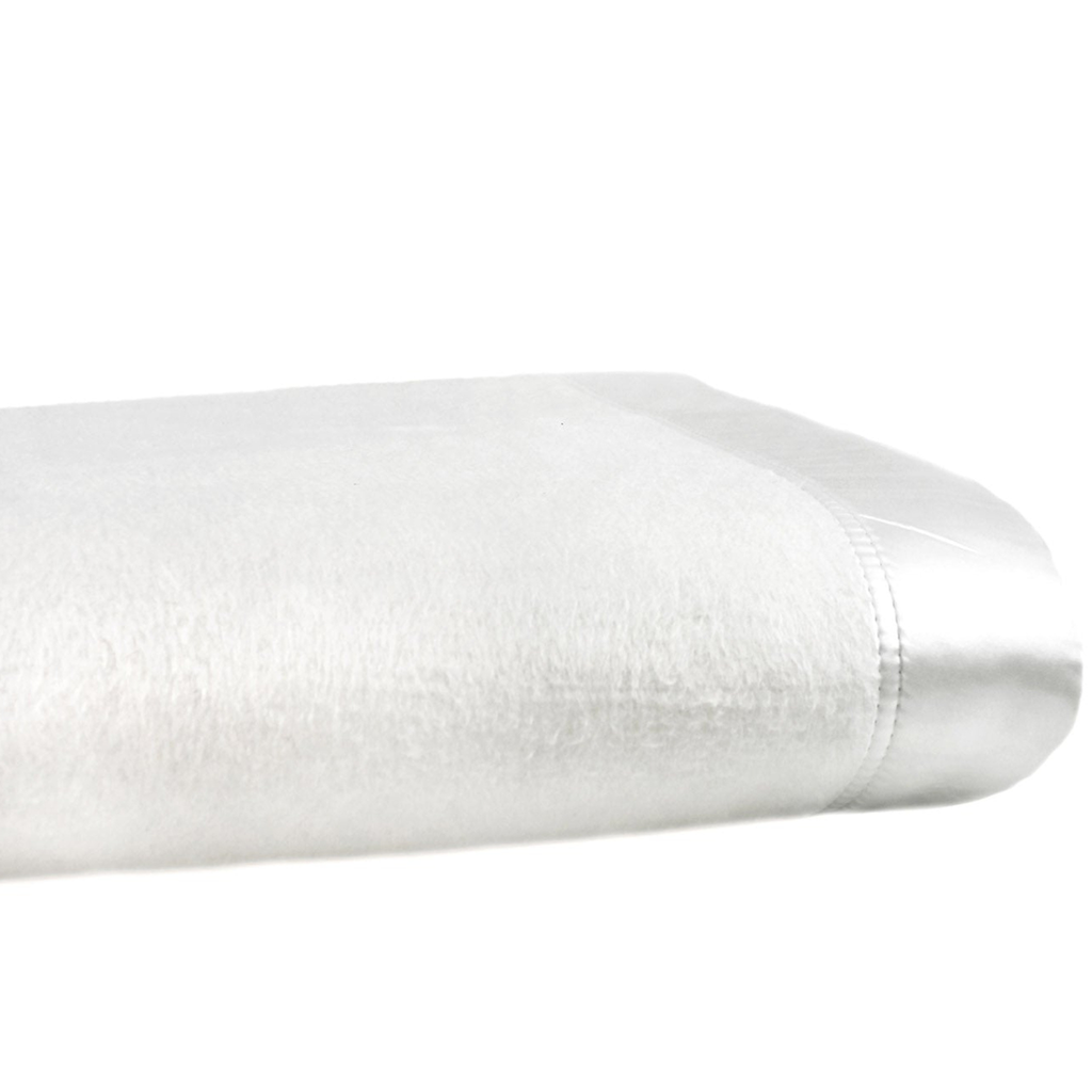 Plaza Silk Throw with Charmeuse Border - The Well Appointed House 