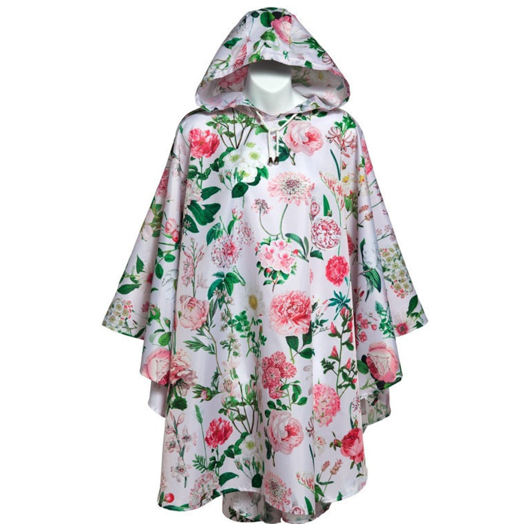 Poncho In A Bag, Pink Peony Design - The Well Appointed House 