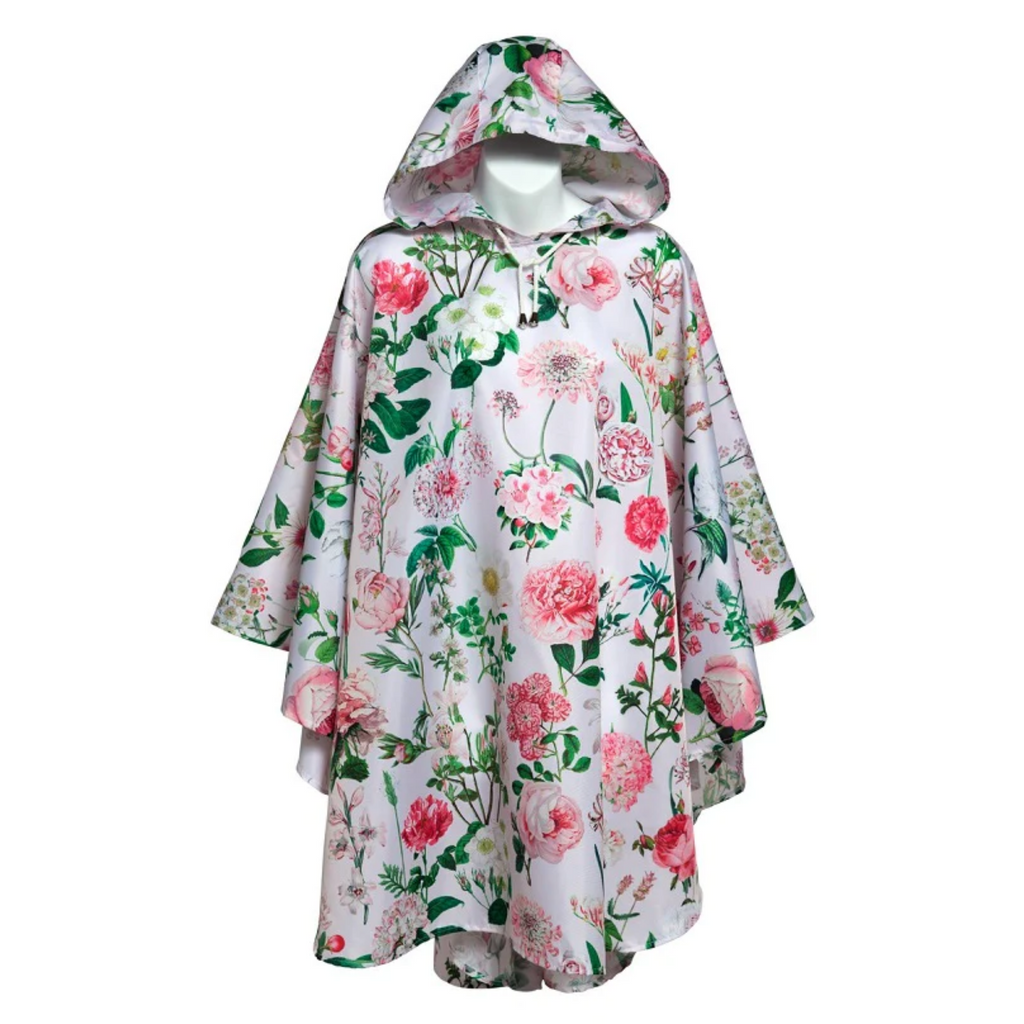 Pink Peony Designed Poncho In A Bag - The Well Appointed House