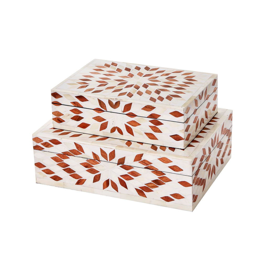 Raffles S2 Hinged Covered Box - The Well Appointed House